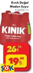 KINIK DOĞAL MADEN SUYU 6X200 ML